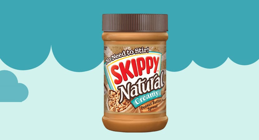 skippy natural peanut butter