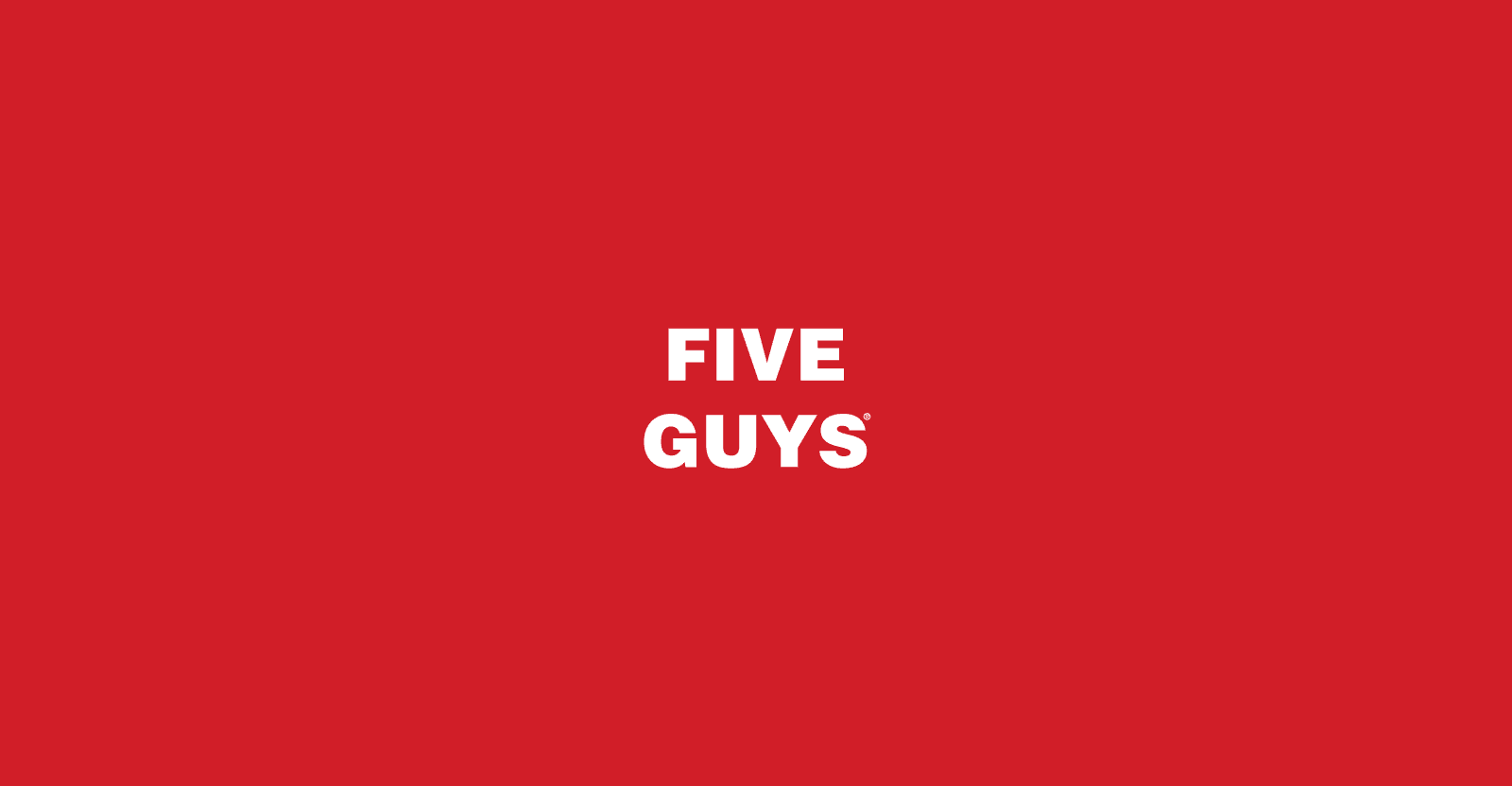 five guys gluten-free menu