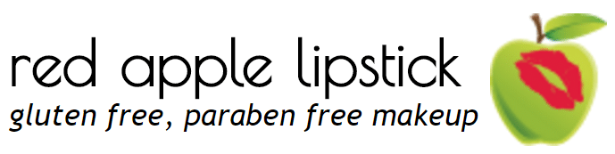 red apple lipstick gluten-free makeup